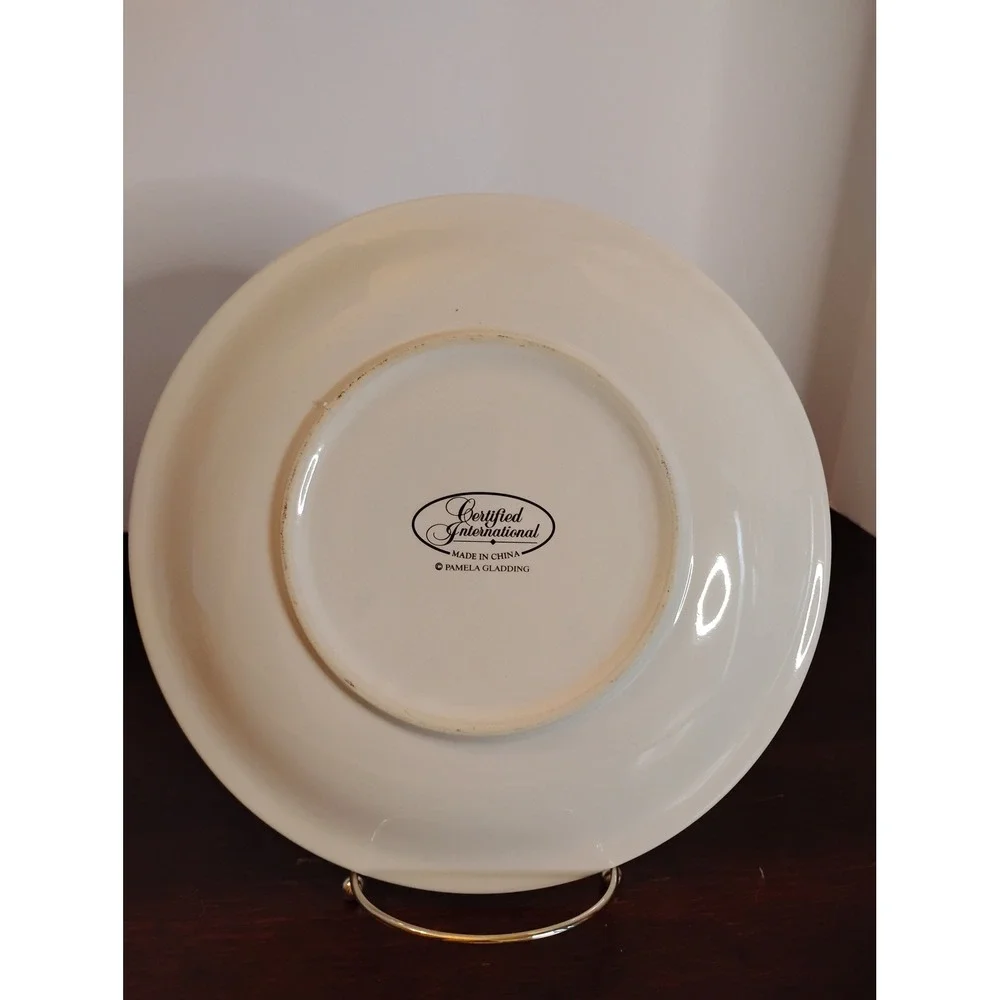 Certified International Hotel Victoria Venice Plate Pamela Gladding Travel 10.5